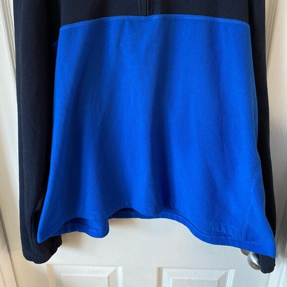 Lands’ End Men’s XXL Fleece Pullover 1/4 Zip Sweatshirt Outdoor Hiking - Picture 4 of 10